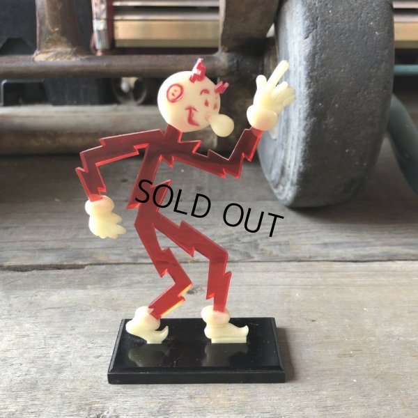 画像9: 〜50s Vintage REDDY KILOWATT Standing Business Card Holder Figure (M589)