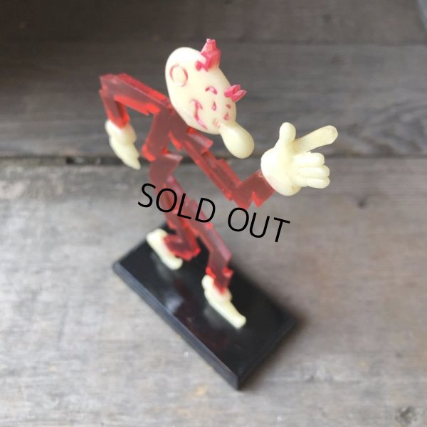 画像10: 〜50s Vintage REDDY KILOWATT Standing Business Card Holder Figure (M585)