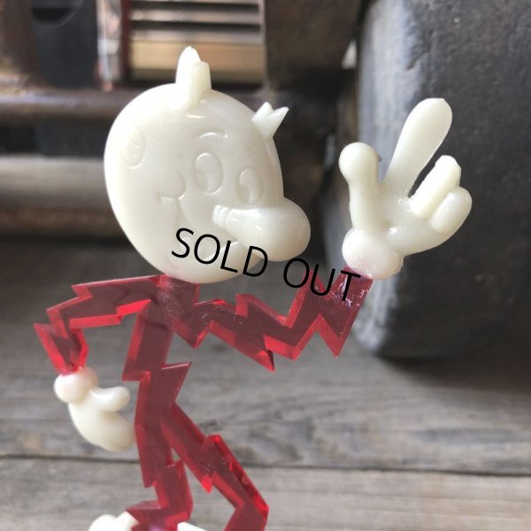 画像7: 60s〜 Vintage REDDY KILOWATT Standing Business Card Holder Figure As is... (M590)