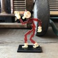 〜50s Vintage REDDY KILOWATT Standing Business Card Holder Figure (M586)