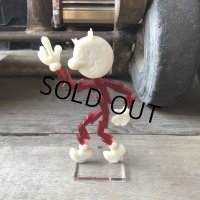60s〜 Vintage REDDY KILOWATT Standing Business Card Holder Figure As is... (M590)