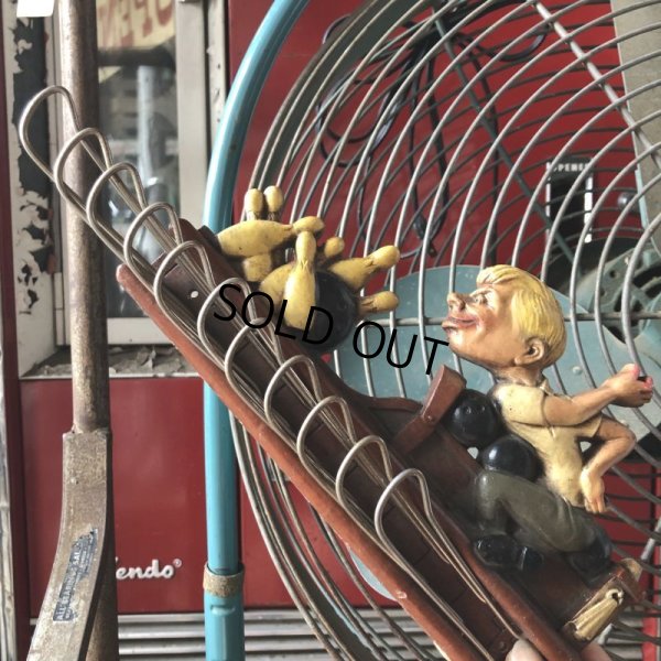 画像13: 50s Vintage Bowling Tie Belt Holder Wall Rack (M591)