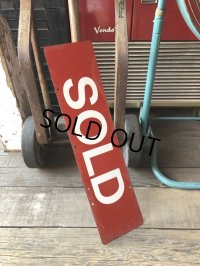 Vintage Metal Sign SOLD (M594)
