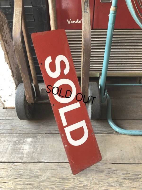 画像1: Vintage Metal Sign SOLD (M594)