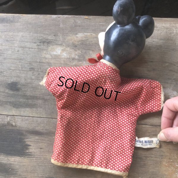 画像10: Vintage Gund Hand Puppet Doll Disney Minnie Mouse (M603)