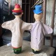 画像3: Vintage Gund Hand Puppet Doll Disney Pinocchio &  Jiminy Cricket SET (M605)