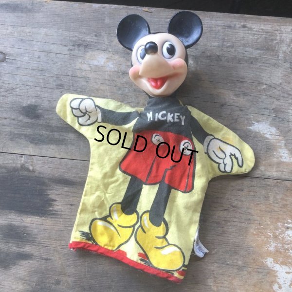画像13: Vintage Gund Hand Puppet Doll Disney Mickey Mouse (M602)