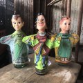 Vintage Gund Hand Puppet Doll Disney Peter Pan , Wendy , Captain Hook SET (M603)