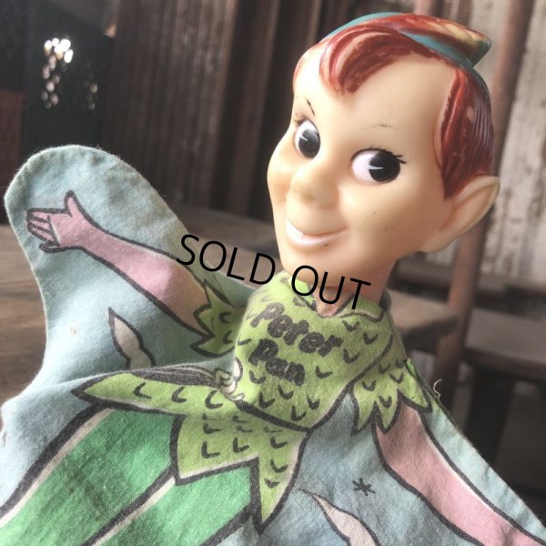 画像15: Vintage Gund Hand Puppet Doll Disney Peter Pan , Wendy , Captain Hook SET (M603)