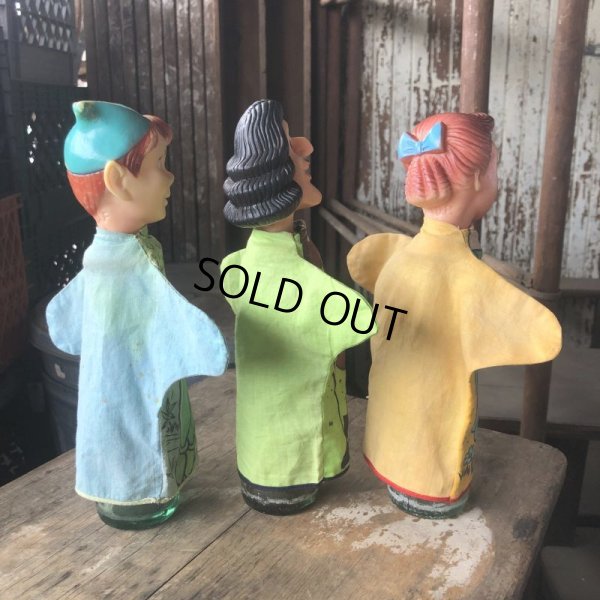 画像4: Vintage Gund Hand Puppet Doll Disney Peter Pan , Wendy , Captain Hook SET (M603)