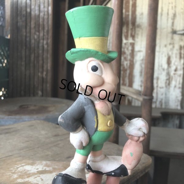 画像13: Vintage Disney Pinocchio Jiminy Cricket Rubber Doll (M615) 
