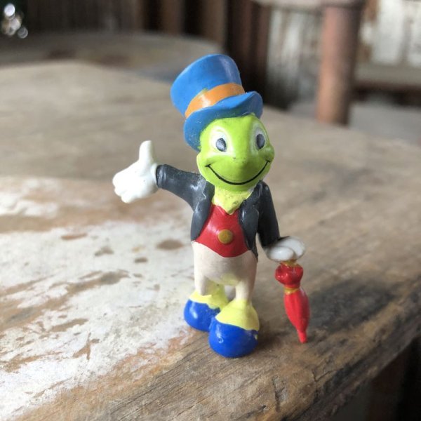 画像1: Vintage Applause Disney Pinocchio Jiminy Cricket PVC (M611) 