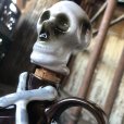 画像22: 50s Vintage SKULL " LAY OFF " Poison Decanter Bottle w/Shot Glass (B619)