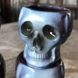 画像16: 50s Vintage SKULL " LAY OFF " Poison Decanter Bottle w/Shot Glass (B619)