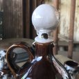 画像22: 50s Vintage SKULL " LAY OFF " Poison Decanter Bottle w/Shot Glass (B618)