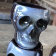 画像15: 50s Vintage SKULL " LAY OFF " Poison Decanter Bottle w/Shot Glass (B619)