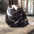 画像11: 50s MADE IN JAPAN Skull w/Glasses Ceramic Ashtray (M621)