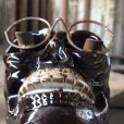 画像16: 50s MADE IN JAPAN Skull w/Glasses Ceramic Ashtray (M621)
