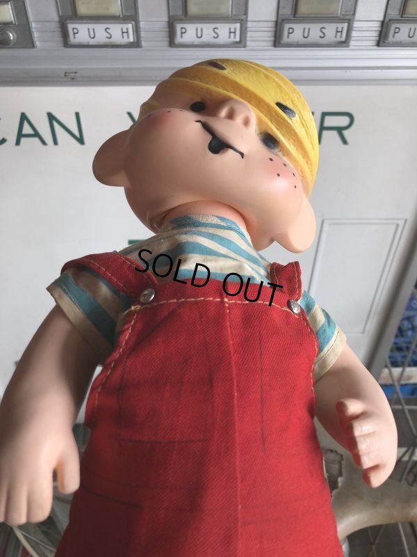 画像10: 50s Vintage Dennis The Menace Vinyl Doll (M622)