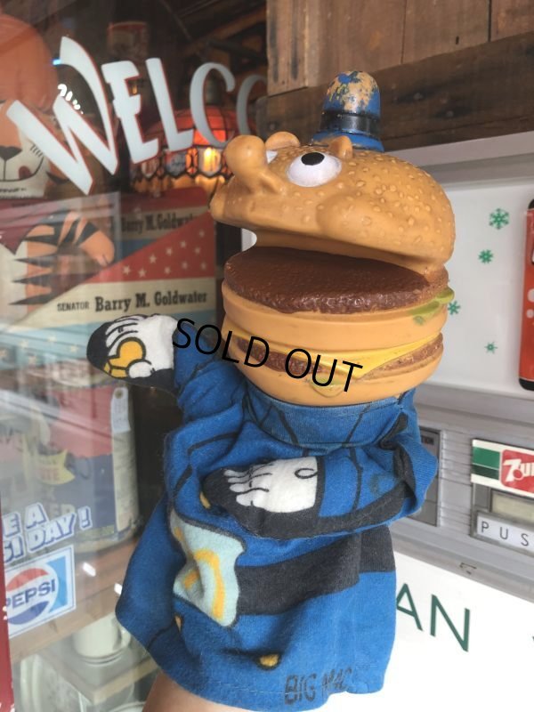 画像13: 70s Vintage McDonalds Officer Big Mac Police Hand Puppet (M623)