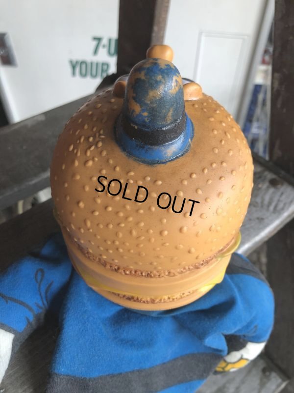 画像3: 70s Vintage McDonalds Officer Big Mac Police Hand Puppet (M623)