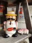 画像13: Vintage Advertising Trunz Butcher Ceramic Coin Bank Brooklyn N.Y (M624)