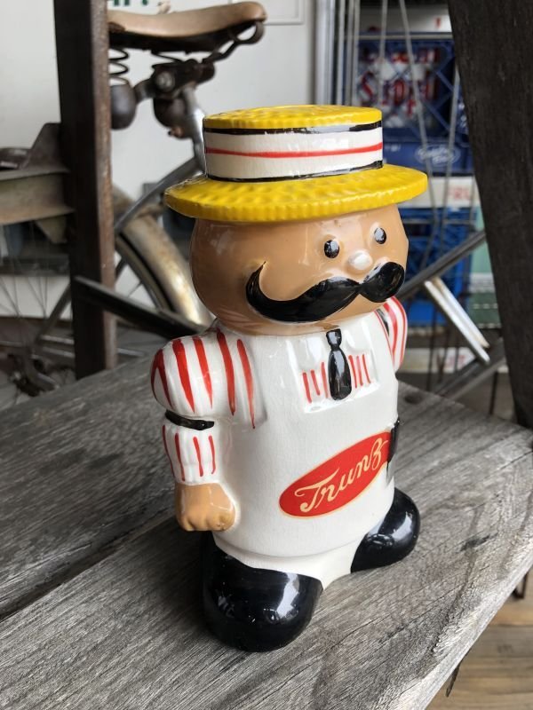 画像2: Vintage Advertising Trunz Butcher Ceramic Coin Bank Brooklyn N.Y (M624)