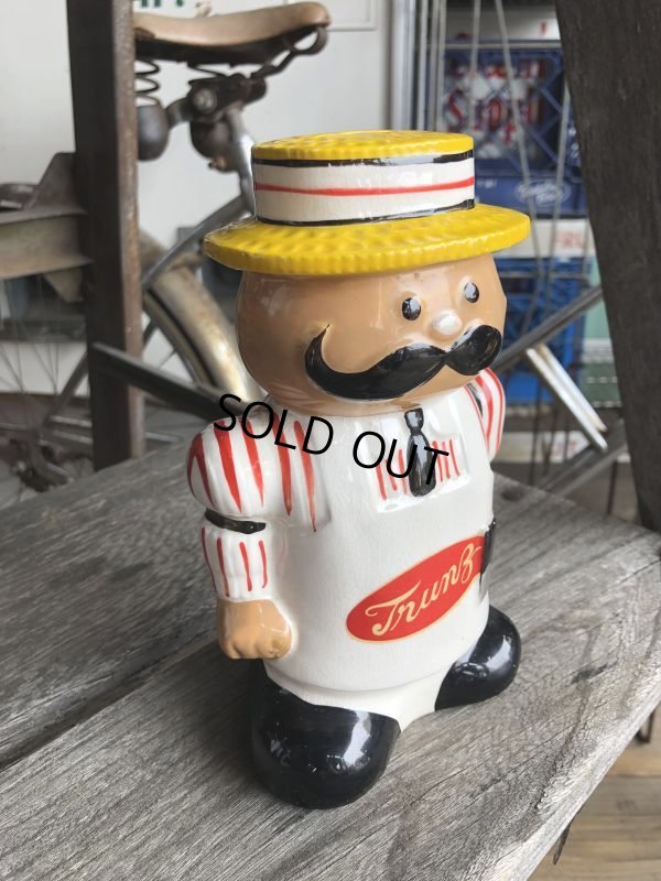 画像2: Vintage Advertising Trunz Butcher Ceramic Coin Bank Brooklyn N.Y (M624)