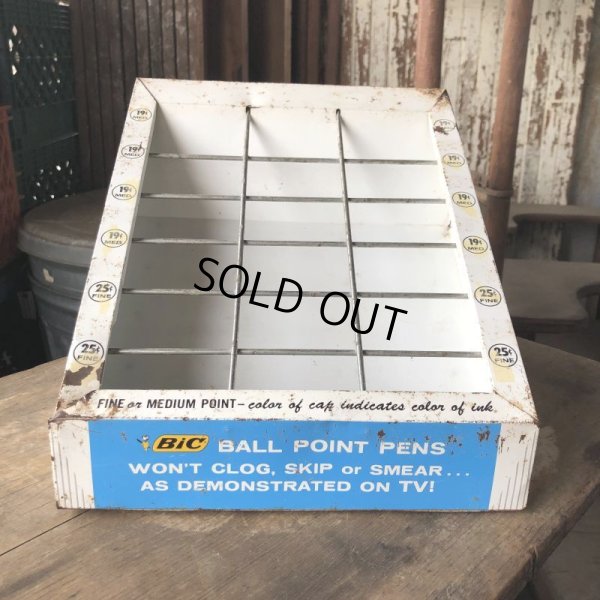 画像1: Vintage BIC Ballpoint Pen Advertising Store Display Rack (M625)