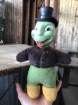 画像3: 50s Vintage GUND Rubber Face Doll Disney Jiminy Criket (M628) (3)