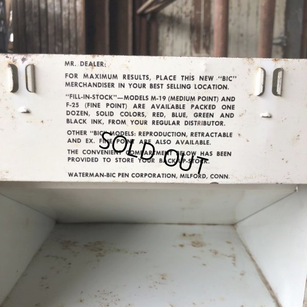 画像19: Vintage BIC Ballpoint Pen Advertising Store Display Rack (M625)