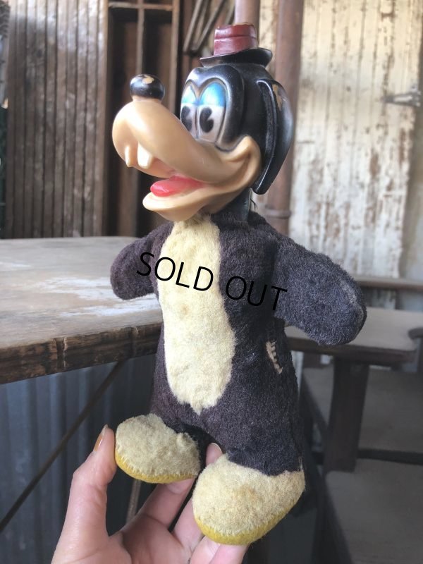 画像3: 50s Vintage GUND Rubber Face Doll Disney Goofy (M631)