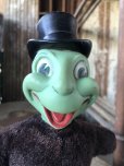 画像1: 50s Vintage GUND Rubber Face Doll Disney Jiminy Criket (M628) (1)
