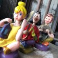 画像5: Vintage Disney WDP Peter Pan Tinkerbell Captain Hook Vinyl Figures Set (M632)