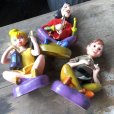 画像7: Vintage Disney WDP Peter Pan Tinkerbell Captain Hook Vinyl Figures Set (M632)