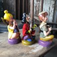 画像2: Vintage Disney WDP Peter Pan Tinkerbell Captain Hook Vinyl Figures Set (M632) (2)