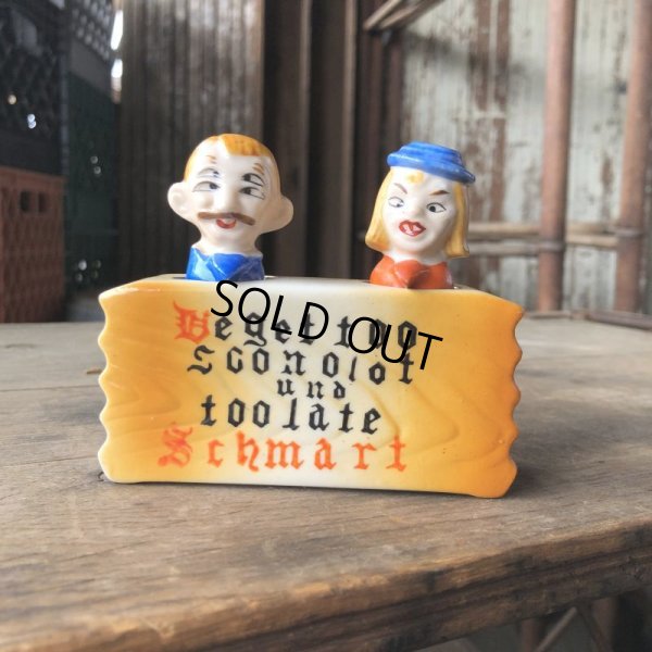 画像1: Vintage 4 Four Eyed Couples Nodder Salt and Pepper Shakers (B633)