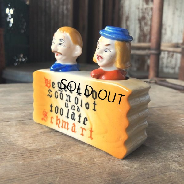 画像3: Vintage 4 Four Eyed Couples Nodder Salt and Pepper Shakers (B633)