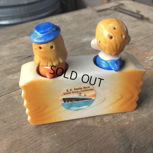 画像4: Vintage 4 Four Eyed Couples Nodder Salt and Pepper Shakers (B633)