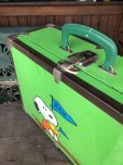 画像5: 60s Vintage Snoopy Peanuts Gang Metal Trunk Suitcase (M635)