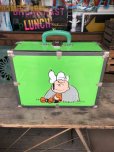 画像3: 60s Vintage Snoopy Peanuts Gang Metal Trunk Suitcase (M635)