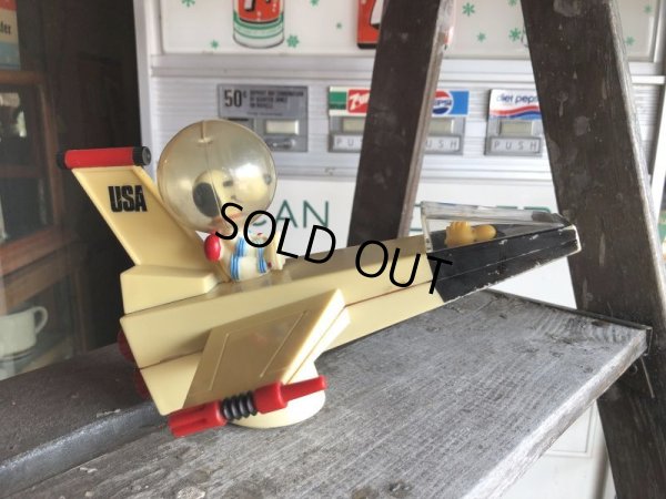 画像13: 70s Vintage Mattel Snoopy Spaceship AM Radio (M636)