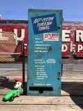 Vintage Gas Station Towel Metal Cabinet Dispenser (M638)