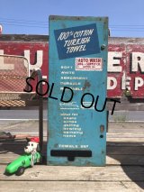 Vintage Gas Station Towel Metal Cabinet Dispenser (M638)