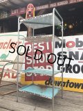 【店舗引き取り限定】 Vintage Advertising JOHNSON & SON Raid Store Display Shelf Metal Rack (M641)