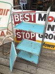 画像17: 【店舗引き取り限定】 Vintage Advertising JOHNSON & SON Raid Store Display Shelf Metal Rack (M641)