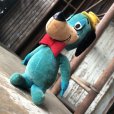 画像7: 60s Vintage Hanna Barbara Huckleberry Hound Velveteen Stuffed (M644)