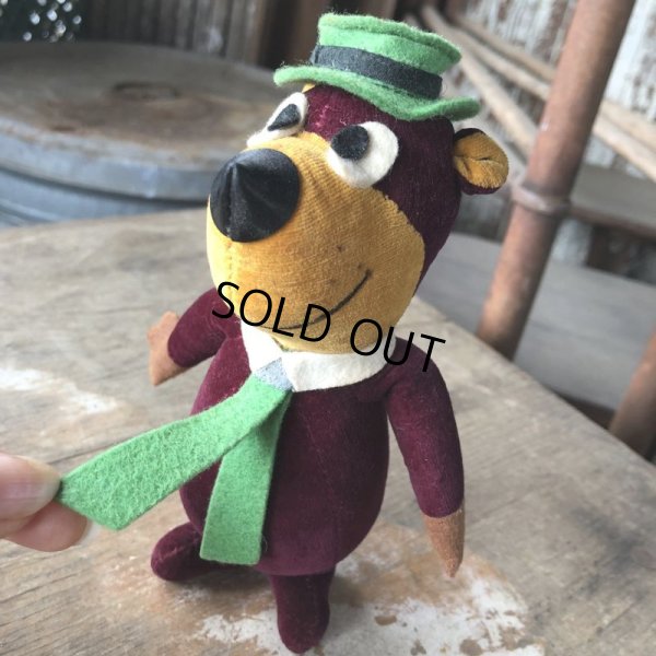 画像7: 60s Vintage Hanna Barbara Yogi Bear Velveteen Stuffed (M645)