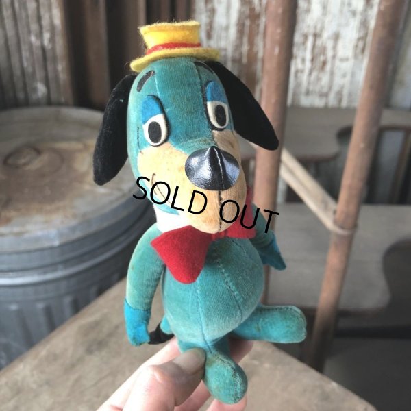 画像9: 60s Vintage Hanna Barbara Huckleberry Hound Velveteen Stuffed (M644)