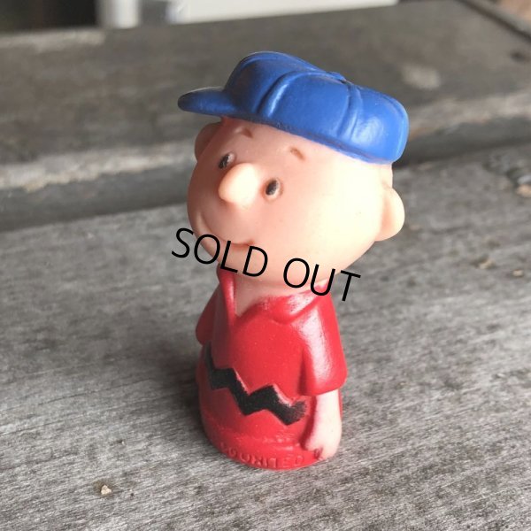 画像4: 70s Vintage Snoopy Vinyl Finger Charlie Brown (M653)